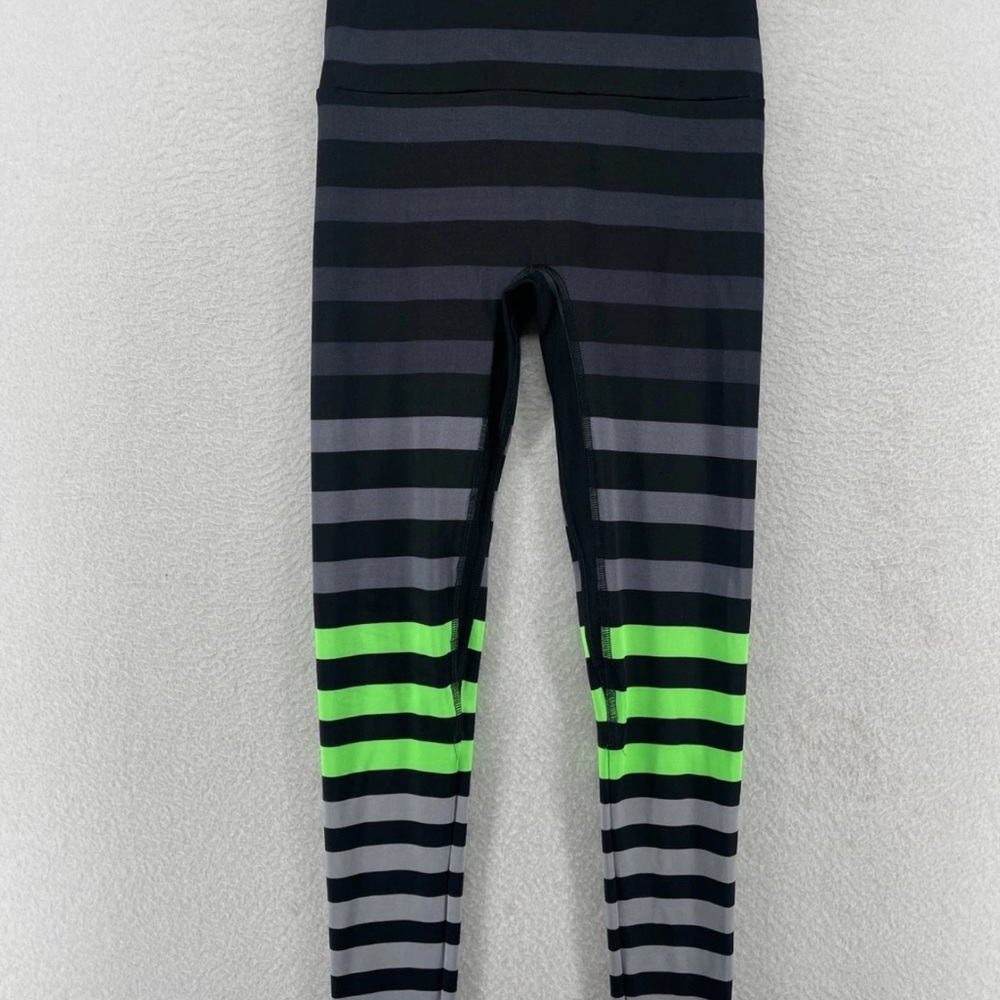 K-DEER leggings xs green stripe.  So cute